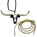 Enfeite De Retrovisor Long Horn + Mini Laço
