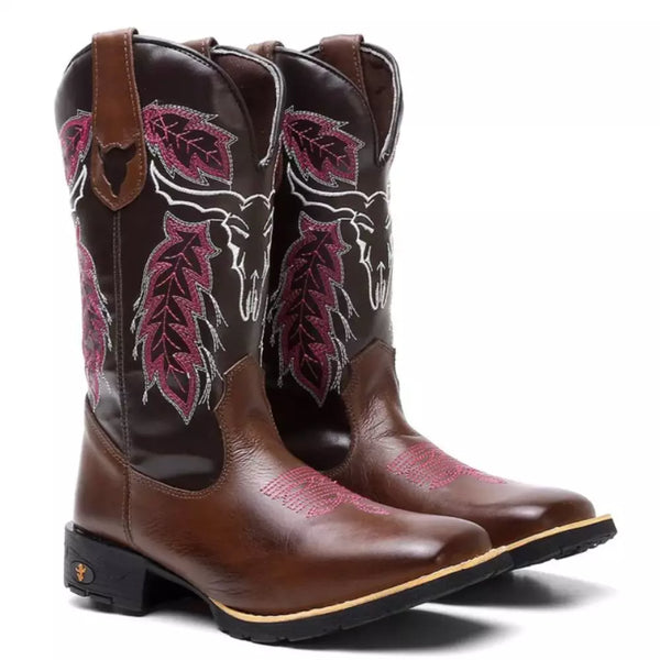 Bota Texana Feminina "Cara de Boi" - Esporatto
