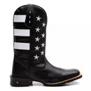 Bota Texana Masculina "Estados Unidos" Preta - Esporatto