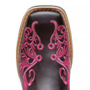 Bota Texana Feminina "Floral Rosa" - Esporatto