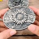 Fivela Girassol com Canivete Secreto - Esporatto